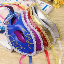 1pc Colorful Chic Venetian Party Masquerade Glitter fancy dress mask Home Garden Man Woman Masquerade -QJ