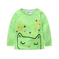 Hot Sell Kids Girl T Shirt Long Sleeve Cotton Baby T shirt for Girl Autumn spring