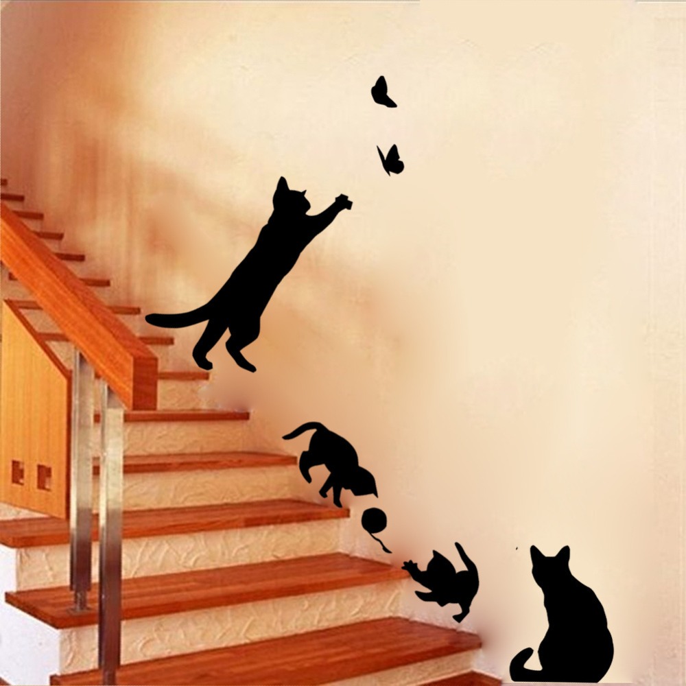 Ingrosso di alta qualità carta da parati adesivo gatto da ...