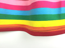 Kids Girl Dress Children Rainbow Striped Cotton Dresses Cross Halter Dress Grils Baby Clothes
