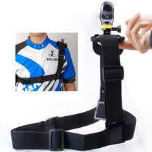 Coopark for Sony Action Cam HDR-AS15 AS20 AS30V AS100V AZ1 Mini For Gopro Hero 4/3+/3/2 Adjustable Shoulder Harness Strap Mount