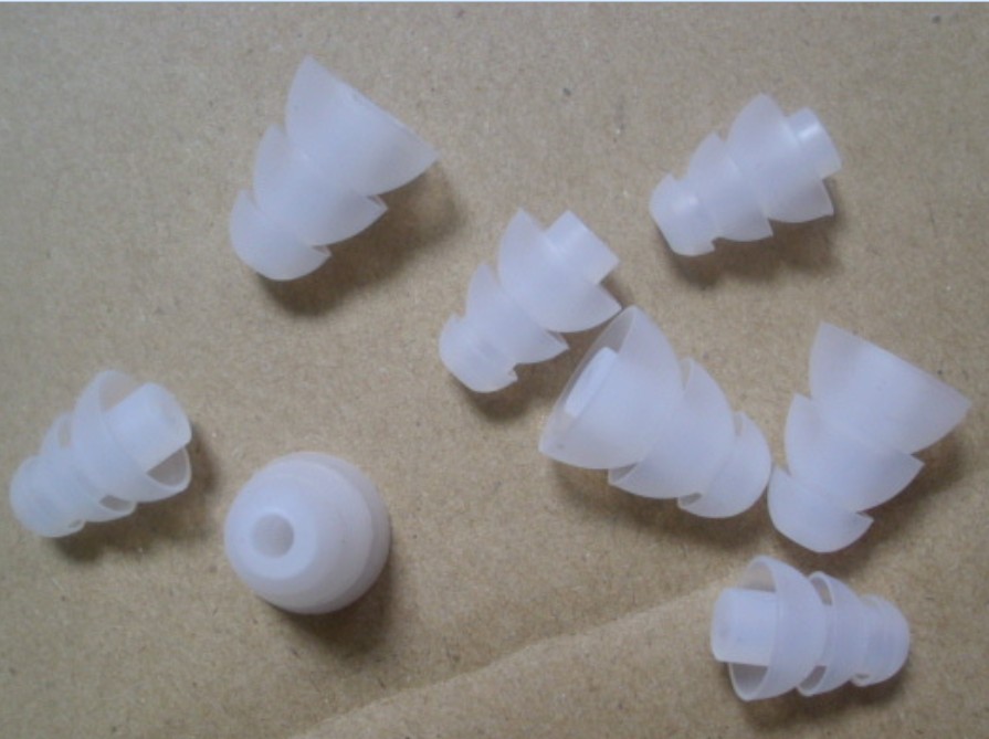 6 Pairs 3 Sizes S M L Clear Three Layer Silicone In Ear Earphone Earbuds Headset