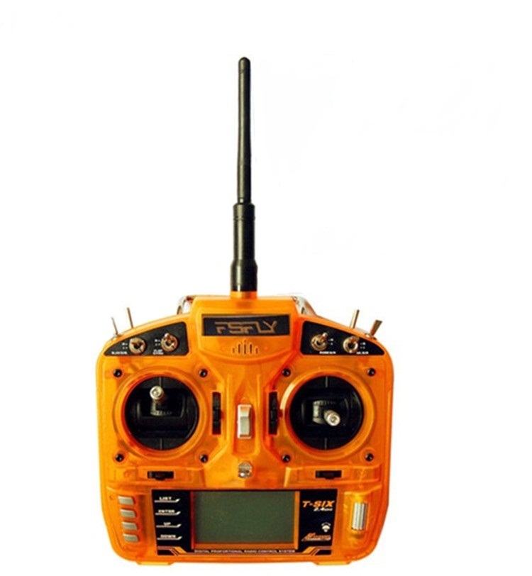 For Helicopters&Quadcopters full Range 2.4G 6channel Orange Remote Control,Transmitter W Receiver Surpass DX6i JR FUTABA Radio