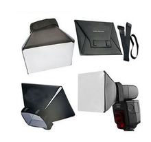 100% New Camera & Photo Professinal Foldable Flash Diffuser Softbox for Canon Nikon Sony Pentax Vivitar Hgih Quanlity Wholesale