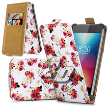 Fly IQ4514 EVO Tech 4 Case Universal 5 Inch Phone Flip PU Leather Printed Cases Cover