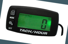 waterproof Digital Resettable Inductive Tacho Hour Meter Tachometer For Motorcycle Marine Boat ATV Snowmobile Generator Mower