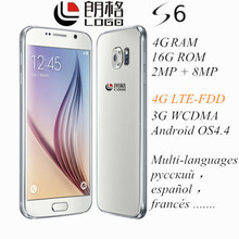 Ultra-thin Logo S6 mobile phone 5.1″ HD Screen 1920*1080 Octa core MTK6582 Android OS 4.4 8MP 2G RAM 16G ROM smartphones unlock