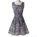 women s cute summer cheap beach sleeveless printing A line Mini dress robe courte friendship love