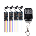 4PCS Wireless Remote Control Switch 433mhz 3 7v 4 5v 5v 6v 9v Micro Receiver Switch