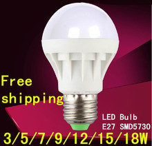 Led E27 bulb lamp 220V 3w 5w 7w 9w 12w lamp lampada Led light Bulb Wholesale Bombillas luz e27 Led spotlight
