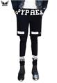 Men s Basketball Shorts Fake Two Piece Loose Drawstring Basketball Shorts Letter Leisure Sports Gymshorts Cotton