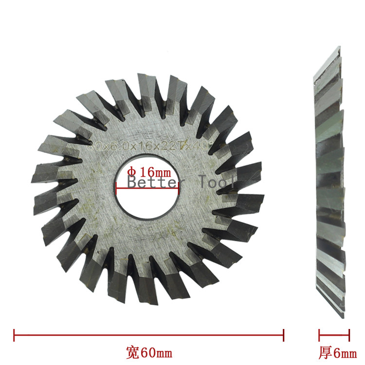 Description Picture 3 of itemRaise 0016AI.C.C Welded carbide tungsten key cutting saw blade 60*6*16mm*22T cutter mini circular saw oscillating multi tool