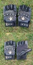 Retro Skull military tactical gloves Half finger mittens men winter sport glove Exercise gym guante luvas