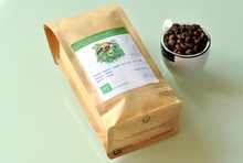 New 227g Brazil Minas Y Bourbon Natural Santos Coffee Beans Fresh Baking Original green food slimming