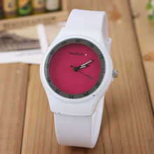 Hot Sale Famous Brand Silicone Band Women Watch 2015 New Design Ladies Wristwatch Fashion Casual Watch