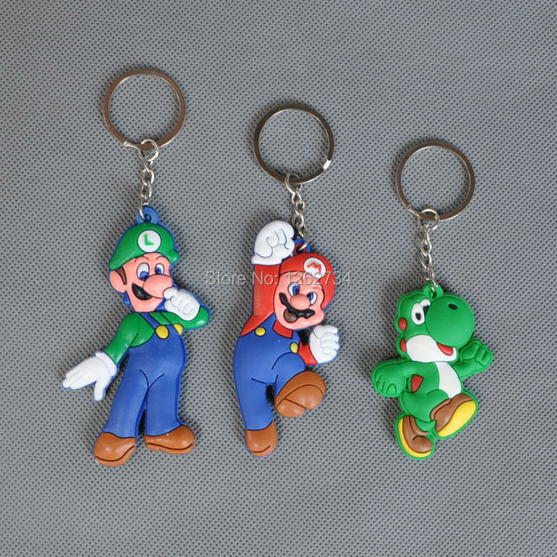 mario plush keychains