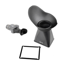 FREE SHIPPING 2.8x V1 LCD Viewfinder view finder 3″ inches 4:3 Magnifier Eyecup Hood for Canon 5D2 7D 500D Nikon D700 D800