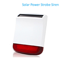 Wireless solar power outdoor alarm siren SPS 260 110db loud speaker with flash