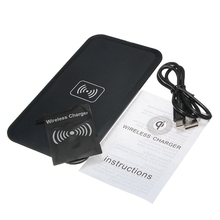 High Speed Perfect Excellent Quality Qi Wireless Charger Pad With Receiver Card With USB Cable For