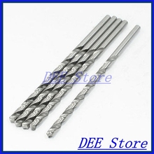 (5)Electric Drill Double Flute 4.9mm Twist Drilling Bits Power Tool