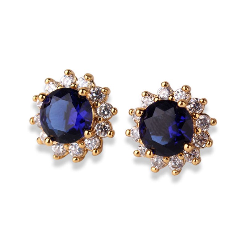 24k diamond earrings