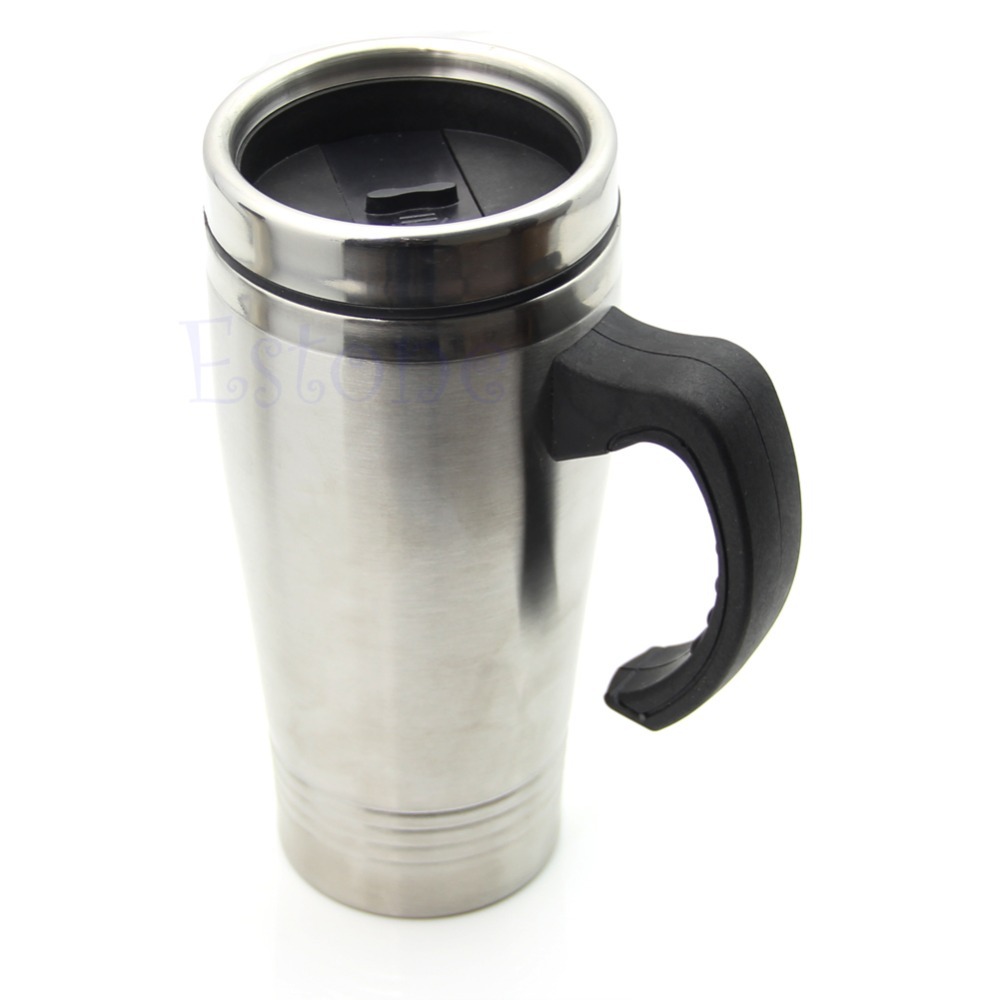 16oz Portable Stainless Steel Double Wall Travel Tea Tumbler Thermos Coffee Cup