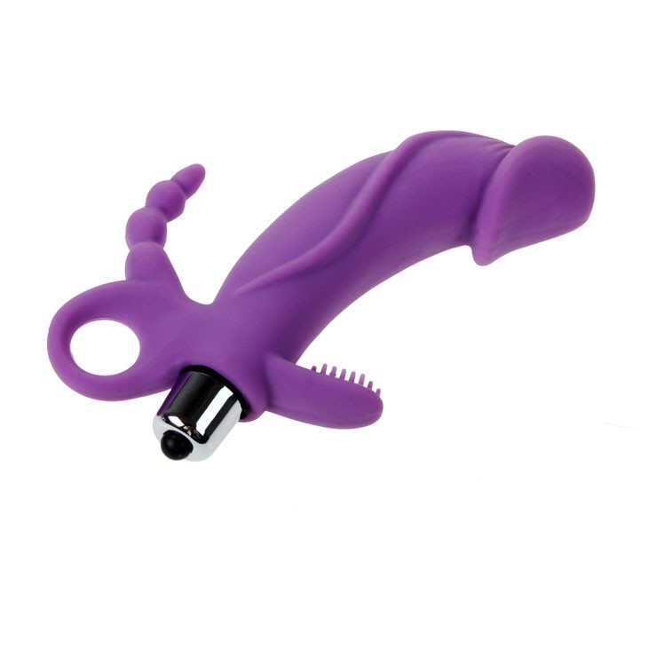 Safe Material Anal Dildo Vibrator Silicone G Point