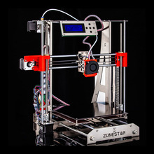 Full Metal Reprap Prusa i3 3d Printer DIY kit Stainless Steel Easy Installation 2 Roll Filament 8GB SD card LCD free shipping