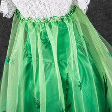 Retail 2015 Cinderella ELSA dresses party princess costume fever cosplay elsa dresses girls Kids dance lace