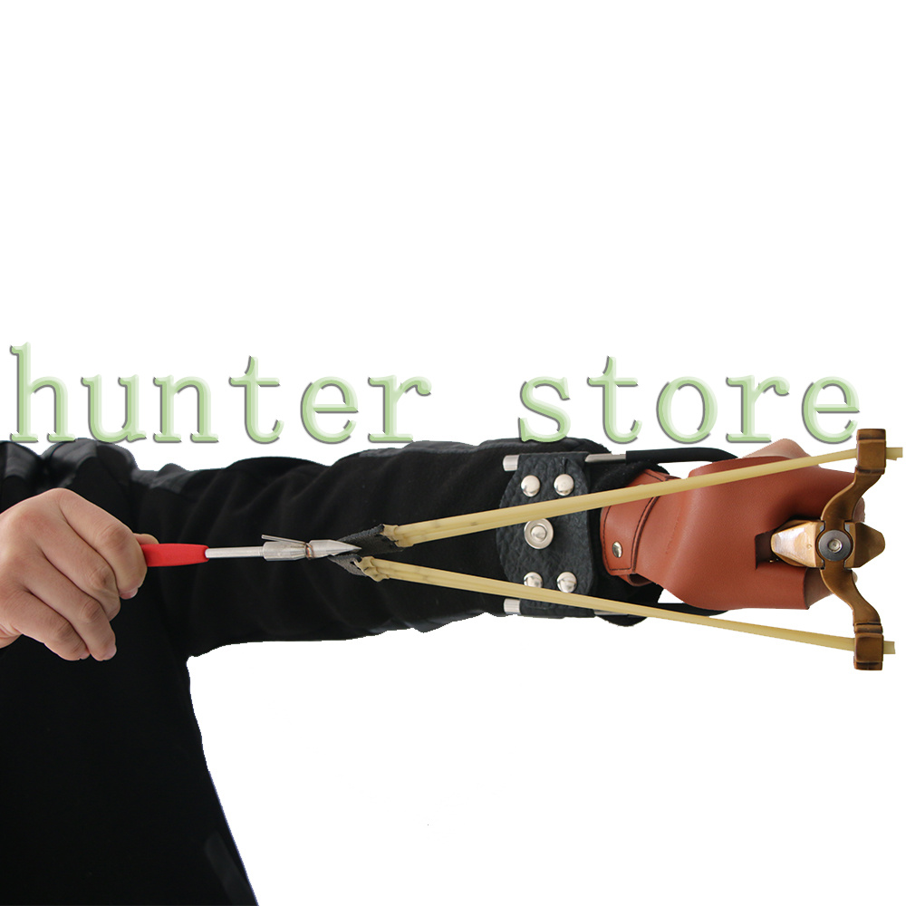12pcs Hunting Slingshot Steel Fishing Arrows and Bows Catapult for Adult Outdoor Sports