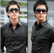 Sun glasses male women’s general vintage big box sun-shading mirror large sunglasses fashion sunglasses wholesale oculos de grau