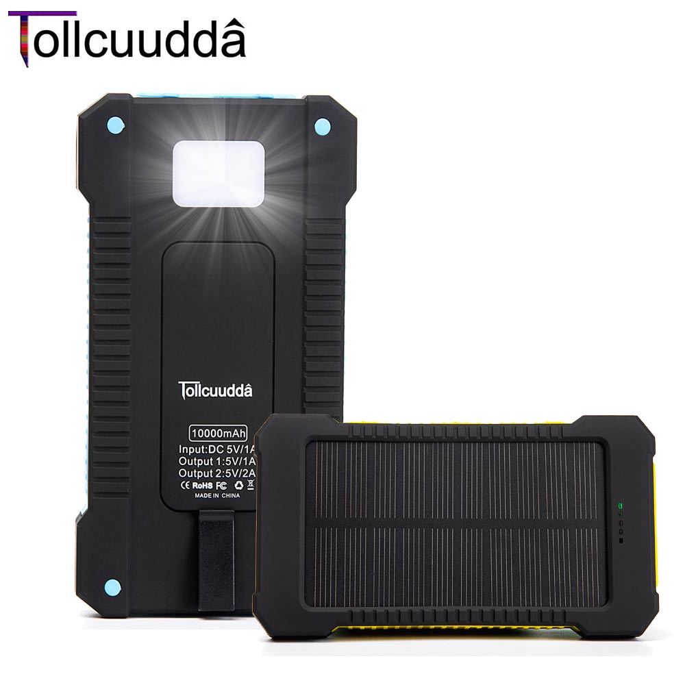 Tollcuudda High Phone Battery Usb Power Bank Solar Panel Portable Charger Led Mobile Cargador For Iphone Xiaomi Samsung Mi Phone Tollcuudda High Phone Battery Usb Power Bank Solar Panel Portable Charger Led Mobile Cargador For Iphone Xiaomi Samsung Mi Phone