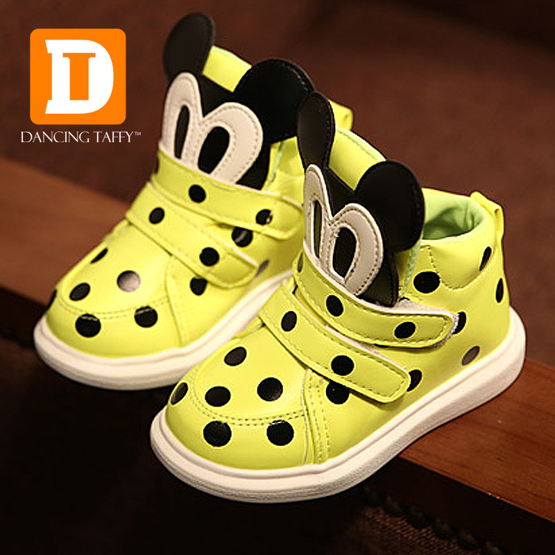 2015 New Fashion Cartoon Mouse Children Shoes Pu L...