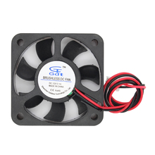 10pcs 50mm 50x50x10mm 5010 Sleeve DC 12V 2 Pin Cooling Fan 12V 2Pin Brushless Cooling Fan for 3d printer free shipping