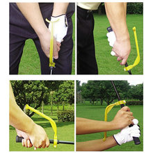 2PCS/lot Golf Practice Plane Swing Guide Trainer Training Wrist Correct Aid Tool Gesture Alignment Club, Free Shipping