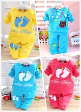 Hot sale spring autumn baby clothing sets baby girls boys clothes toddler clothes suits t shirt