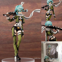Mifen Craft Anime Cartoon Sword Art Online II Gun Gale Online GGO Asada Shino Figure PVC Action Figurine dolls Collectible Toy