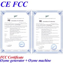 CE FCC industrial ozone generator