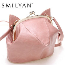Smilyan women messenger bags bolsas femininas casual desigual cat bag famous brands purse handbag designer handbags