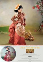 150cm*200cm(5*6.5ft) backgrounds for photo studio Painting meadow saffron newborn photography background S-137