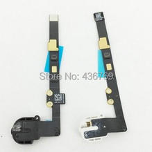 30pcs Headphone Jack Audio earphone flex cable Ribbon for ipad mini for ipadmini1 A1432 A1454 A1455 white black