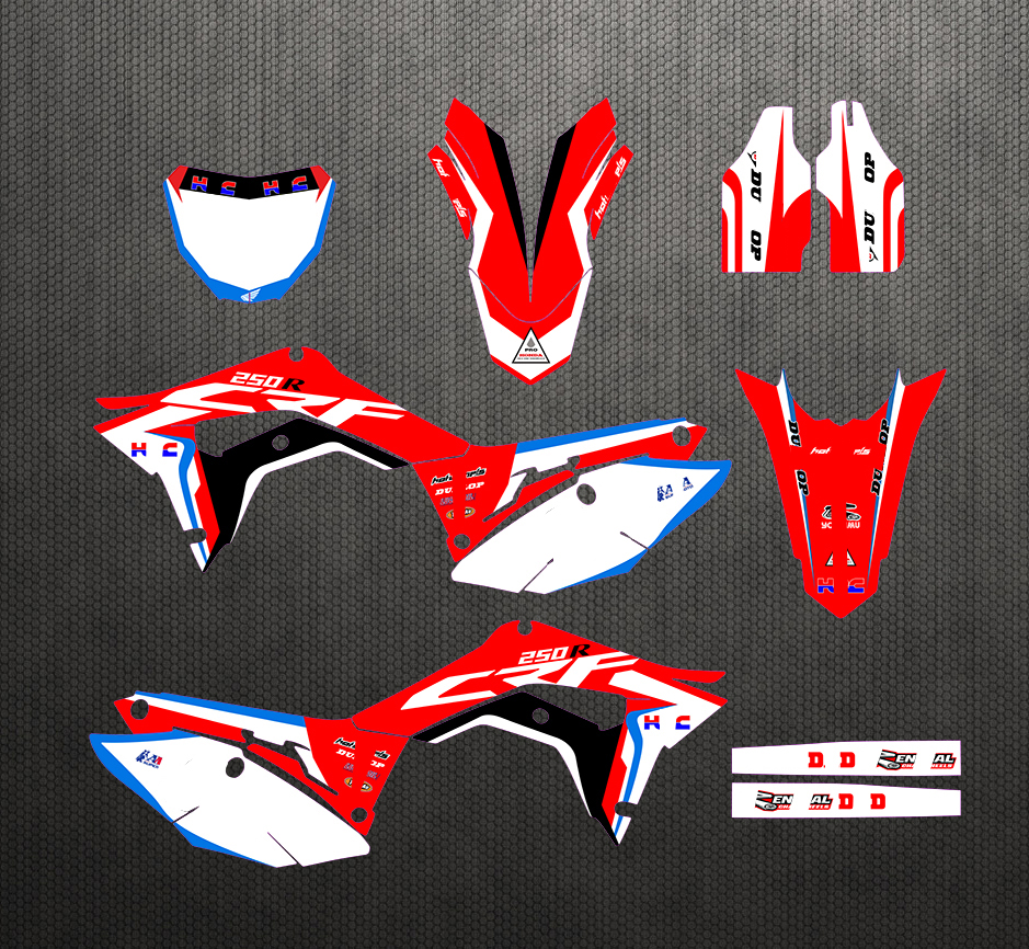 2014 2015 2016 2017 CRF 250R GRAPHICS CRF250R 250 R DECO DECALS STICKERS  CRF250 