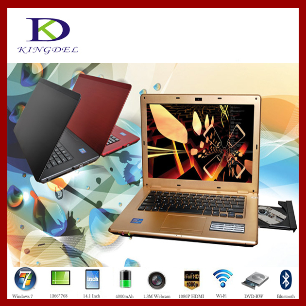 14 1 Inch Laptop Notebook with Intel N2600 Dual Core Quad Thread 2GB RAM 250GB HDD