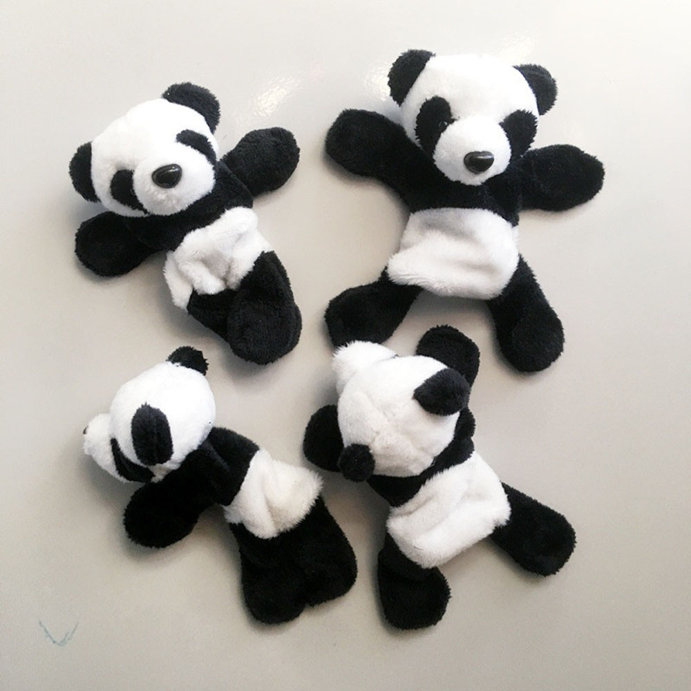 Lovely Plush Panda Fridge Magnet Refrigerator Sticker AU B9M5 cotton Gift W6C4 