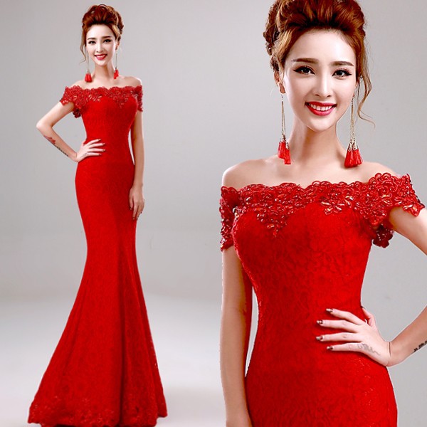 Long Red Evening Dress H769 (3)