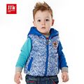 2015 baby coat winter baby boy outerwear fashion cotton padded jacket for boy hooded vest coat