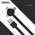 Remax 3 in 1 Micro USB Cable Data Sync Fast Charger Cable For iPhone 6 6s