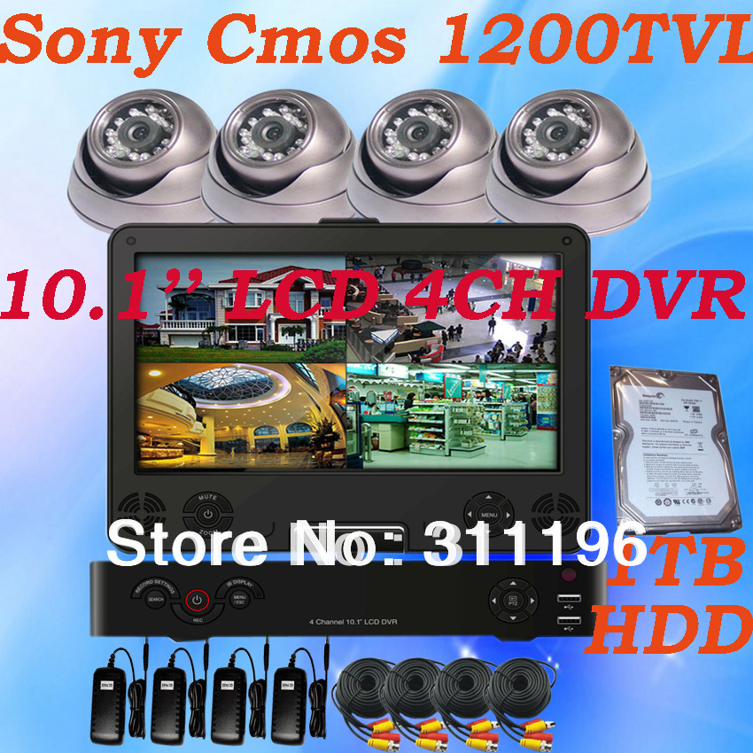 sony cmos 1200tvl 4ch cctv system with 1tb disk 10 1 sony cmos 1200tvl 4ch cctv system with 1tb disk 10 1