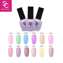 Sweet City 1 Bottle 14ml High Quality 12 colors Gel Nail Polish Long-lasting Soak Off UV LED Beauty Nail Art Tools