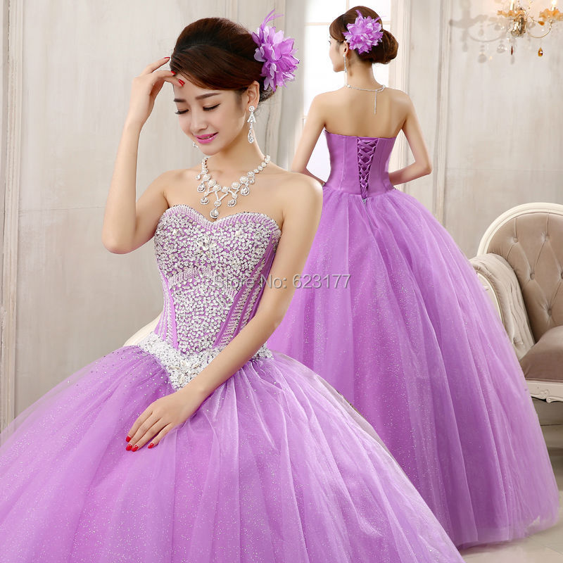 cheap wedding dress violet